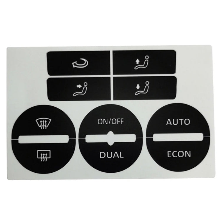 For Volkswagen GOLF MK5/Passat Air Conditioning Central Control Button Repair Patch - Decorative Sticker by PMC Jewellery | Online Shopping South Africa | PMC Jewellery