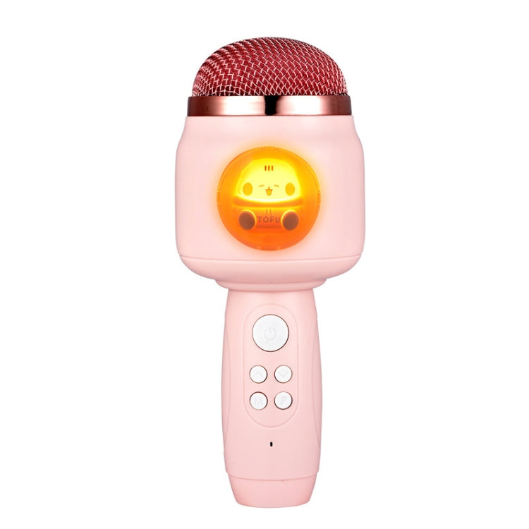 ICARER FAMILY F816 Karaoke Microphone Speaker Home Bluetooth Wireless Microphone(Pink) - Microphone by ICARER FAMILY | Online Shopping South Africa | PMC Jewellery | Buy Now Pay Later Mobicred