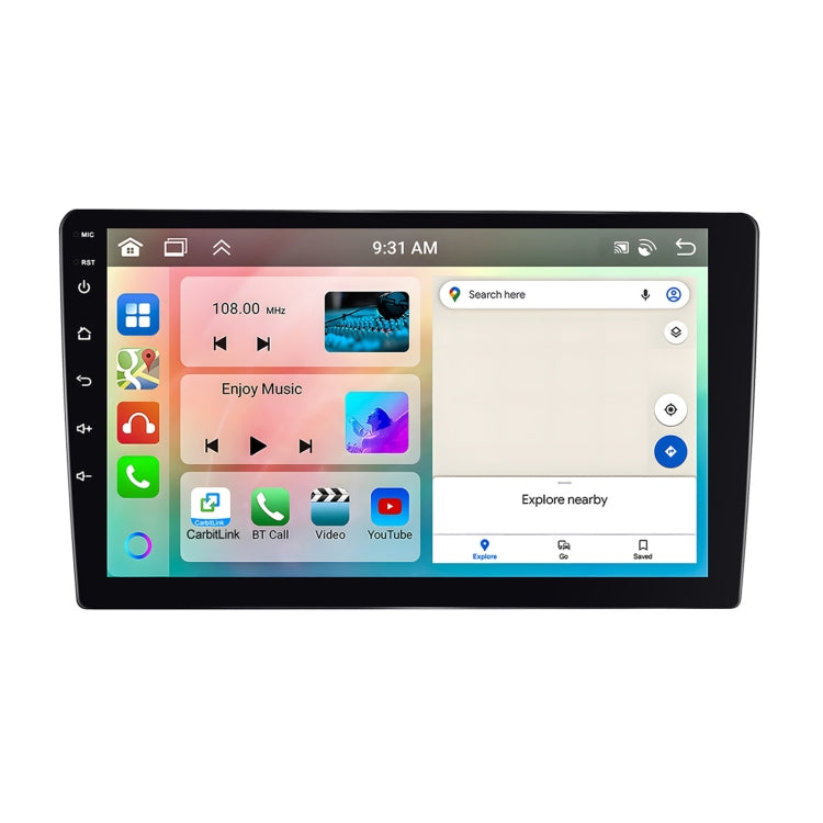 9 inch 6+128G Android Universal HD Large Screen Car Bluetooth Player Android GPS Navigation Integrated Machine(Standard) - Car MP3 & MP4 & MP5 by PMC TechLife | Online Shopping South Africa | PMC TechLife | Buy Now Pay Later Mobicred