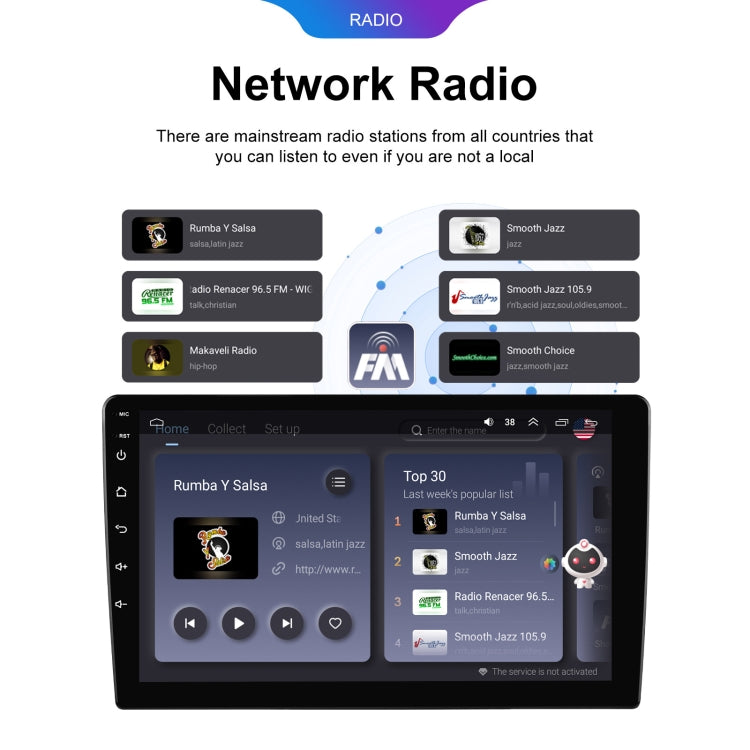 9 inch 6+128G Android Universal HD Large Screen Car Bluetooth Player Android GPS Navigation Integrated Machine(Standard) - Car MP3 & MP4 & MP5 by PMC TechLife | Online Shopping South Africa | PMC TechLife | Buy Now Pay Later Mobicred