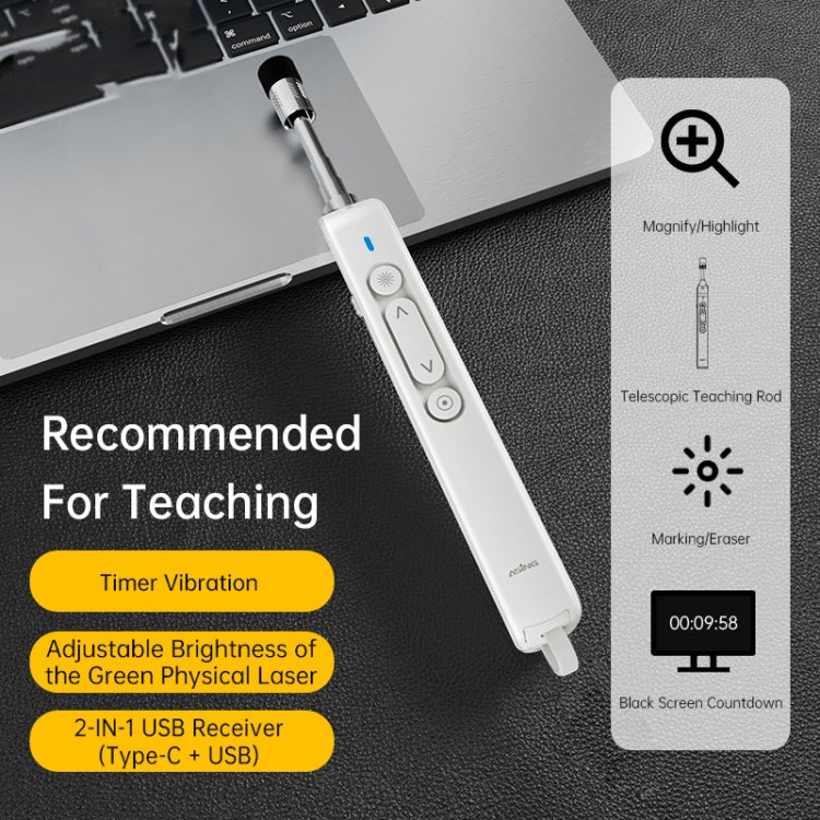 ASING A31 Multi-Functional Presentation Remote With Telescopic Teaching Rod Designed For Touch Screen -  by ASING | Online Shopping South Africa | PMC Jewellery | Buy Now Pay Later Mobicred