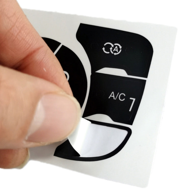 For Citroen C4L 2014-2018 Air Conditioning Door Lock Button Repair Sticker(Manual AC) - Decorative Sticker by PMC TechLife | Online Shopping South Africa | PMC TechLife | Buy Now Pay Later Mobicred