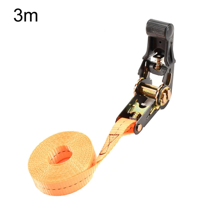 Motorcycle Ratchet Tensioner Cargo Bundling And Luggage Fixing Straps, Specification: Orange 3m - Towing Bars by PMC TechLife | Online Shopping South Africa | PMC TechLife | Buy Now Pay Later Mobicred