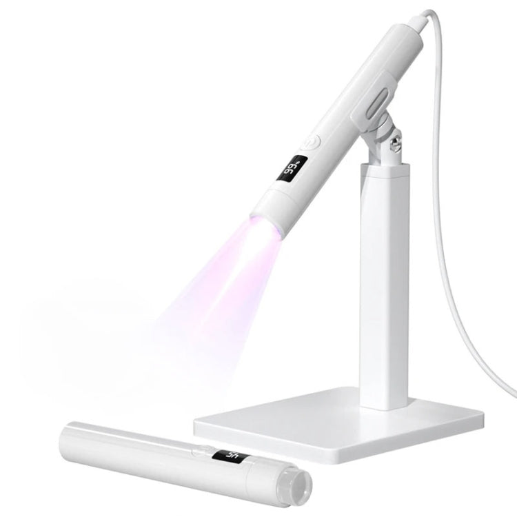 Rechargeable Mini UV Led Lamp for Nails Gel Dry With 360 Degree Rotating Stand(White) - Nail Dryers by PMC Jewellery | Online Shopping South Africa | PMC Jewellery | Buy Now Pay Later Mobicred