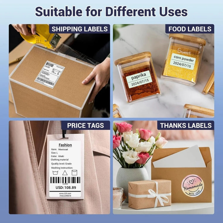 Phomemo PM245-BT Bluetooth Shipping Label Printer Support Labels Width  1- 4.6 Inch(UK Plug) - free shipping - PMC TechLife - Order now!