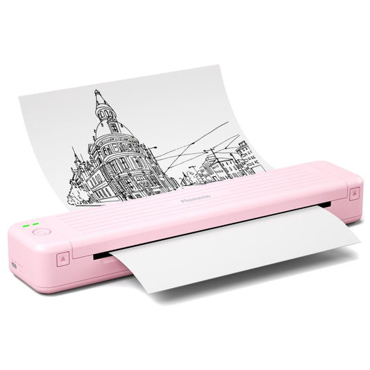 Phomemo P831 Bluetooth Portable Thermal Transfer Printer Support A4 / Letter / A5 / B5 Plain Paper Printing(Pink) - Printer by Phomemo | Online Shopping South Africa | PMC Jewellery | Buy Now Pay Later Mobicred