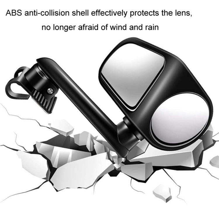 Car Auxiliary Mirror Multi-Function Wide-Angle Rear View Reversing Mirror(White Left) - Convex Mirror & Accessories by PMC TechLife | Online Shopping South Africa | PMC TechLife | Buy Now Pay Later Mobicred
