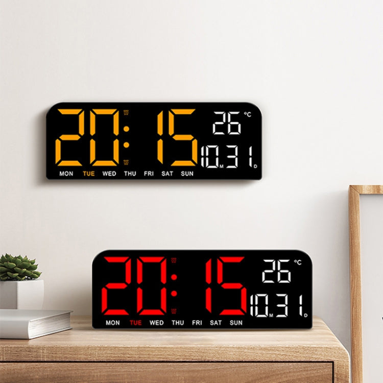 LED Screen Digital Display Desktop Alarm Clock Multifunctional Decoration Wall Clock(Blue) - Alarm Clocks by PMc TechLife | Online Shopping South Africa | PMc TechLife | Buy Now Pay Later Mobicred