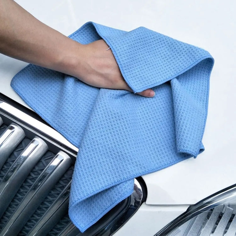 40x40cm Thickened Absorbent Honeycomb Mesh Car Wash Cleaning Towel(Dark Gray) - Car washing supplies by PMC TechLife | Online Shopping South Africa | PMC TechLife | Buy Now Pay Later Mobicred