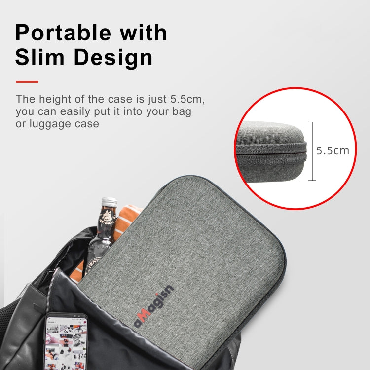 For Insta360 X5 / X4 aMagisn Medium Storage Bag Clutch Bag Protective Case - Case & Bags by aMagisn | Online Shopping South Africa | PMC TechLife | Buy Now Pay Later Mobicred