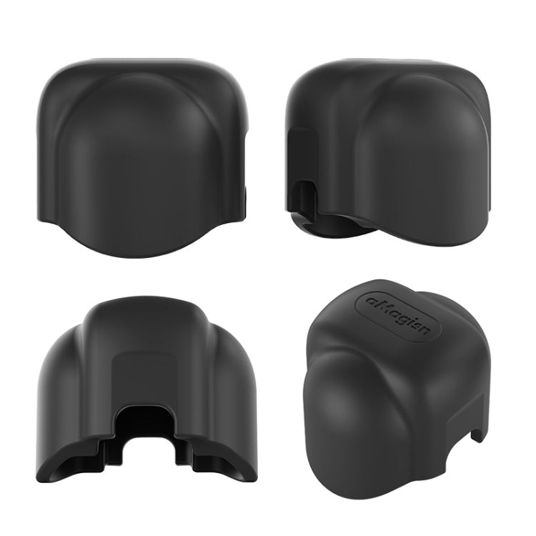 For Insta360 X4 AMagisn Silicone Protective Cover Lens Cover Black - Case & Bags by aMagisn | Online Shopping South Africa | PMC TechLife | Buy Now Pay Later Mobicred