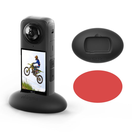 For Insta360 X4 aMagisn Silicone Base Vehicle Mounted Fixed Non-slip Holder With Double Dided Glue - Mount & Holder by aMagisn | Online Shopping South Africa | PMC Jewellery