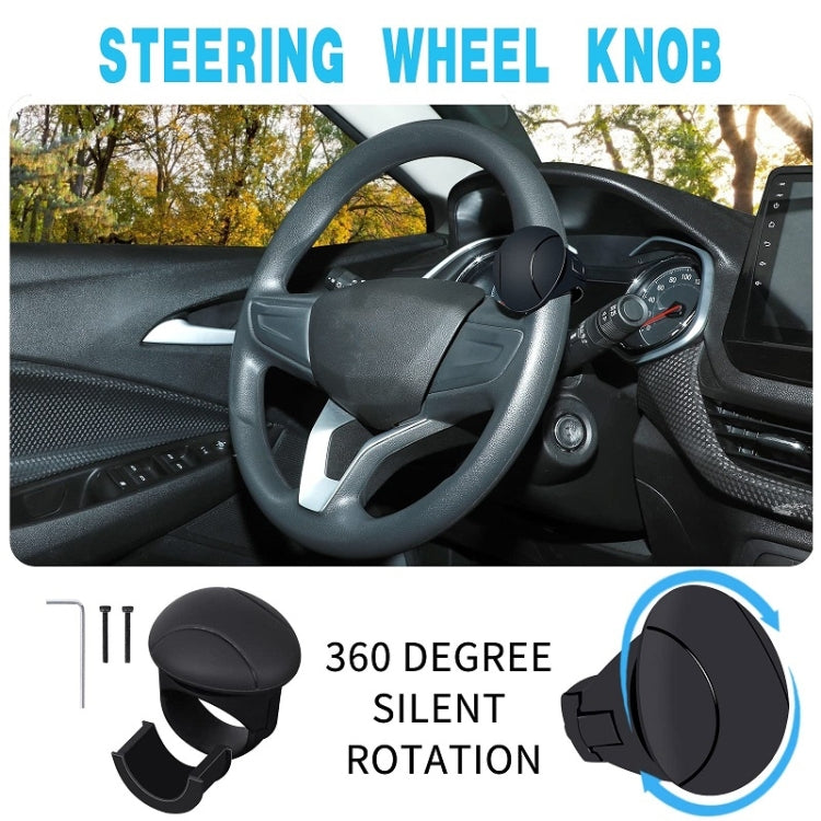 Automobile Multifunctional Bearing Steering Wheel Power Ball(Oval Black) - Steering Wheel Accessories by PMC TechLife | Online Shopping South Africa | PMC TechLife | Buy Now Pay Later Mobicred