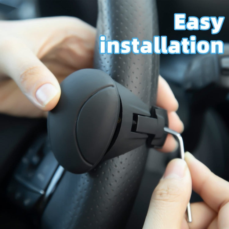 Automobile Multifunctional Bearing Steering Wheel Power Ball(Oval Black) - Steering Wheel Accessories by PMC TechLife | Online Shopping South Africa | PMC TechLife | Buy Now Pay Later Mobicred