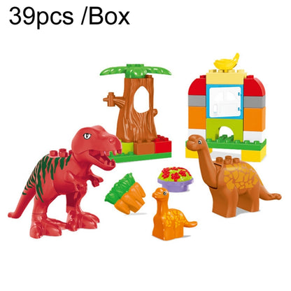 424 39pcs /Box Children Dinosaur Building Block Paradise Large Particle Assembly Household Toys - Building Blocks by PMC Jewellery | Online Shopping South Africa | PMC Jewellery | Buy Now Pay Later Mobicred