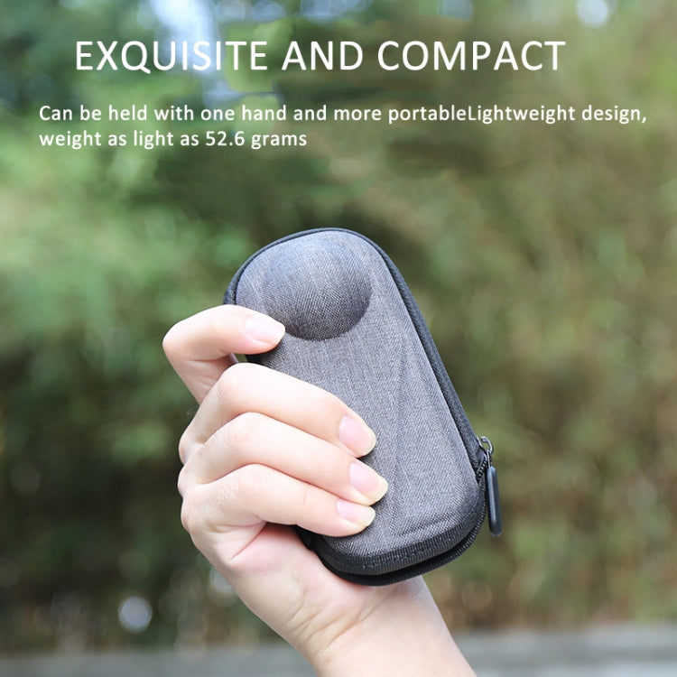 For Insta360 X4 Mini Storage Bag Lightweight Waterproof Body Box(Light Gray) - Case & Bags by PMC TechLife | Online Shopping South Africa | PMC TechLife