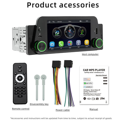 5-Inch Wireless MP5 Car Universal Bluetooth Hands-Free Radio - Car MP3 & MP4 & MP5 by PMC Jewellery | Online Shopping South Africa | PMC Jewellery | Buy Now Pay Later Mobicred