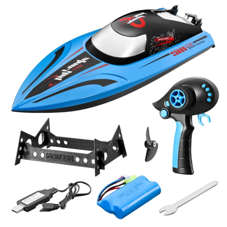 812 High-Speed RC Boat Large Horsepower Speedboat Long Endurance Waterproof Boys Water Toy Dual Batteries(Orange) - RC Boats by PMC Jewellery | Online Shopping South Africa | PMC Jewellery | Buy Now Pay Later Mobicred