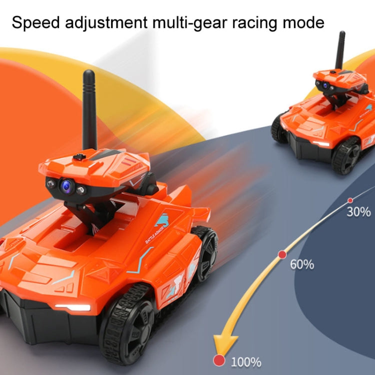 Tank Car Toys 720P HD Camera RC Car With Real-time Surveillance With Remote Controller(Blue) - RC Cars by PMC TechLife | Online Shopping South Africa | PMC TechLife | Buy Now Pay Later Mobicred