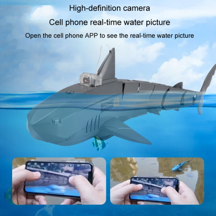 RC Shark Water Toy With Photo And Video Camera Radio Controlled Boat Toy For Children(Gray) - RC Cars by PMC Jewellery | Online Shopping South Africa | PMC Jewellery | Buy Now Pay Later Mobicred