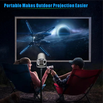 HY300 PRO Smart Projector Android 11.0 System 120 Lumen Portable Projector(US Plug) - Mini Projector by PMC Jewellery | Online Shopping South Africa | PMC Jewellery | Buy Now Pay Later Mobicred