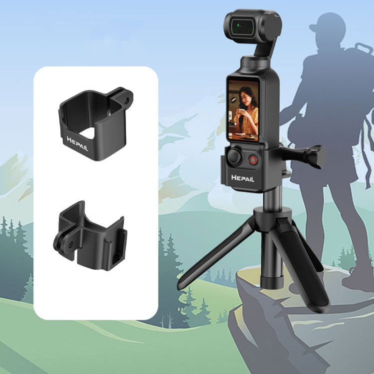 For DJI Osmo Pocket 3 HEPAIL Plastic Expansion Adapter Head Camera Fixed Bezel - Mount & Holder by HEPAIL | Online Shopping South Africa | PMC TechLife | Buy Now Pay Later Mobicred
