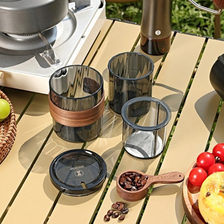 3 In 1 Pour Over Coffee Maker with Filter Cup for Camping Travel Office With Bag Gradient Black - free shipping - PMC TechLife - Order now!