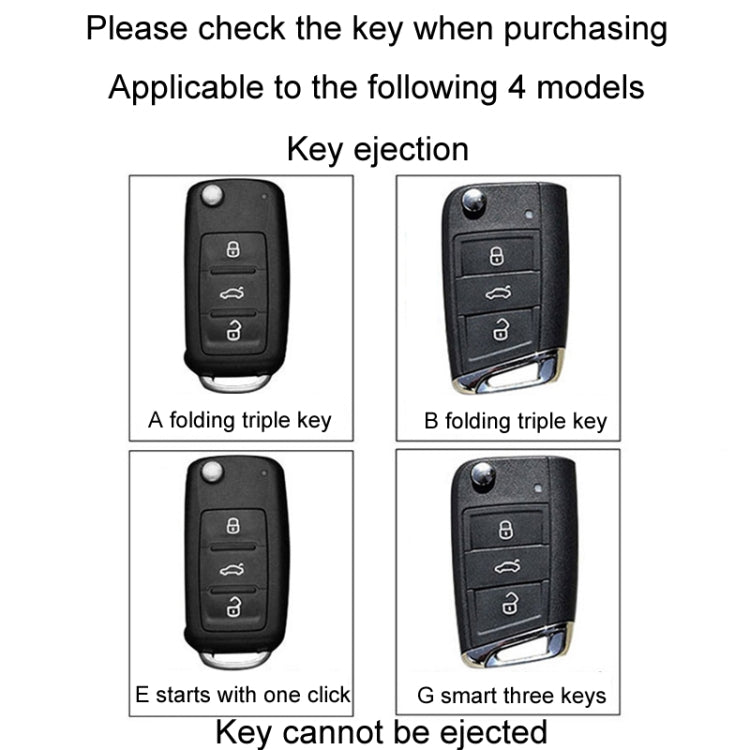 For Skoda Car Key Cover Multifunctional Keychain Anti-lost Number Plate(E) - Car Key Cases by PMC TechLife | Online Shopping South Africa | PMC TechLife | Buy Now Pay Later Mobicred