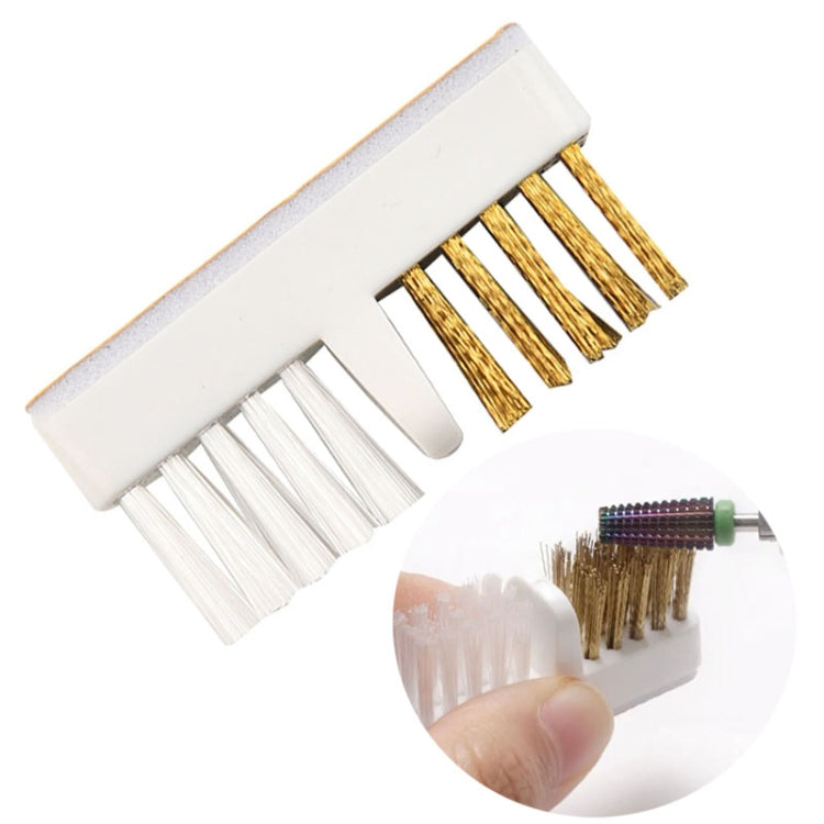 Nail Polish Machine Grinder Cleaning Brush Manicure Drill Bit Steel Wire Brush - Grinding Tools & Accessories by PMC Jewellery | Online Shopping South Africa | PMC Jewellery | Buy Now Pay Later Mobicred