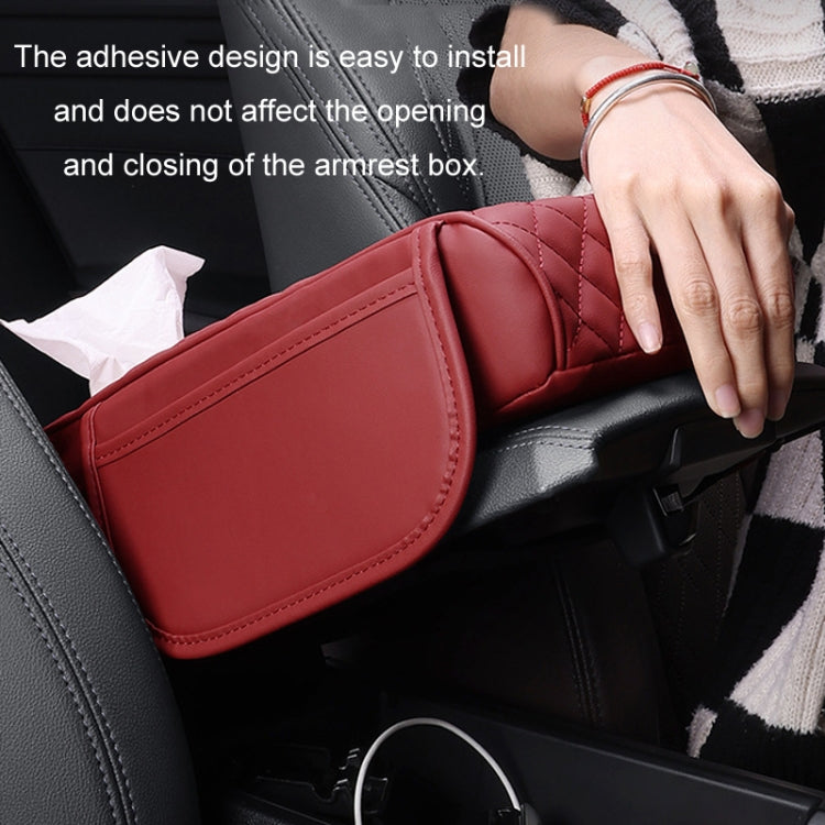 Car Armrest Box Booster Pad Widened Interior Tissue Box, Color: Beige - Stowing Tidying by PMC TechLife | Online Shopping South Africa | PMC TechLife | Buy Now Pay Later Mobicred
