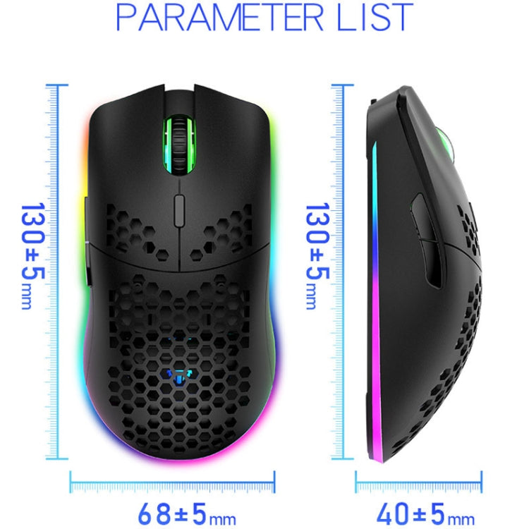 XUNSVFOX XYH80 Hollow Hole Rechargeable Wireless Gaming Mouse RGB Light Computer Office Mouse(Blue) - Wireless Mice by XUNSVFOX | Online Shopping South Africa | PMC Jewellery | Buy Now Pay Later Mobicred