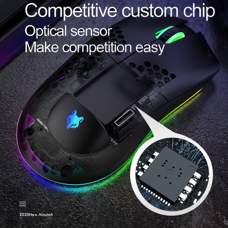 XUNSVFOX XYH80 Hollow Hole Rechargeable Wireless Gaming Mouse RGB Light Computer Office Mouse(Blue) - Wireless Mice by XUNSVFOX | Online Shopping South Africa | PMC Jewellery | Buy Now Pay Later Mobicred