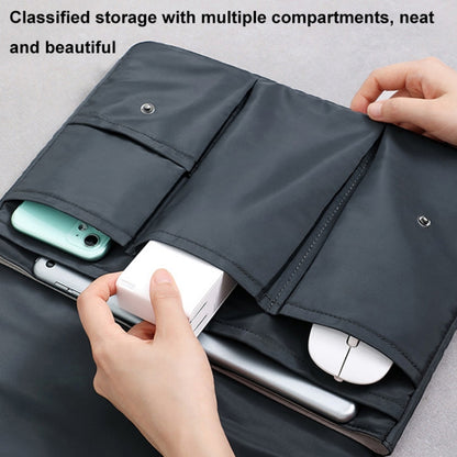 Multi-layer Waterproof and Shock-absorbing Laptop Sleeve Laptop Storage Bag, Size: 15 inch(Black) - 15 inch by PMC Jewellery | Online Shopping South Africa | PMC Jewellery | Buy Now Pay Later Mobicred