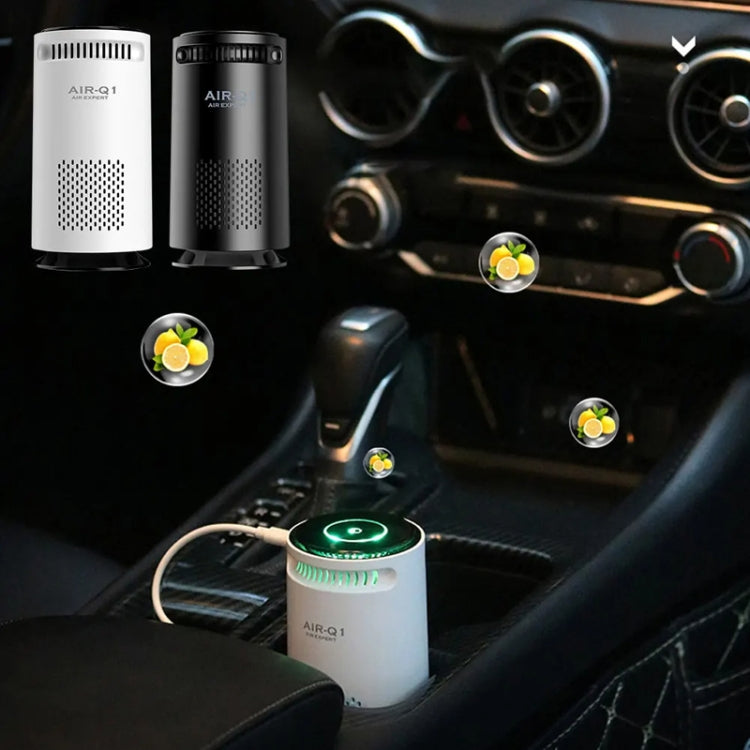 Car Negative Ion Air Purifier Odor Removal Aromatherapy(White) - Air Freshener by PMC TechLife | Online Shopping South Africa | PMC TechLife | Buy Now Pay Later Mobicred