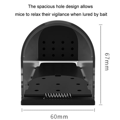 Household Transparent Plastic Highly Sensitive Automatic Pedal Mousetrap(SJZ034) - Traps by PMC Jewellery | Online Shopping South Africa | PMC Jewellery | Buy Now Pay Later Mobicred