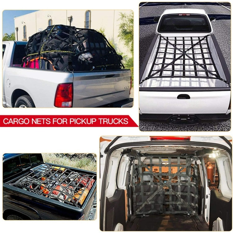 208x127cm Truck Bed Cargo Net Pickup Bed Netting Strap - Stowing Tidying by PMC TechLife | Online Shopping South Africa | PMC TechLife | Buy Now Pay Later Mobicred