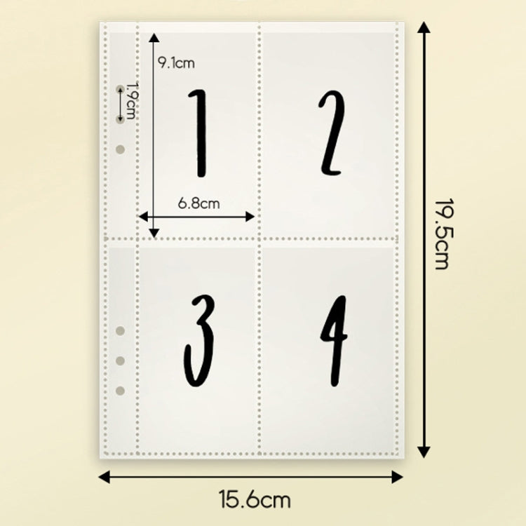 25sheets /Set A5 6 Holes Save Money Challenge Envelopes Replacement Inner Page, Spec: Set 1 - free shipping - PMc TechLife - Order now!