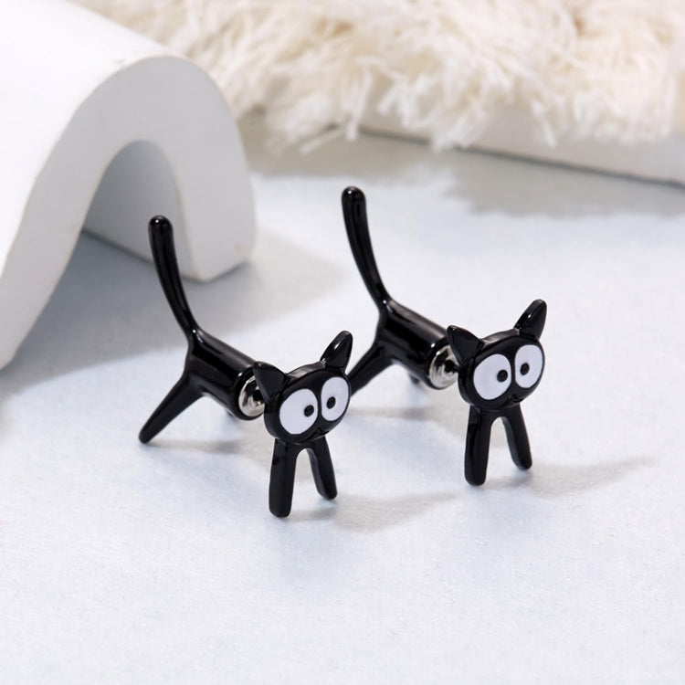 1pair Cute Cats Simple Ear Studs Ladies Detachable Earrings, Style: Model 4 - Stud Earrings & Earrings by PMC Jewellery | Online Shopping South Africa | PMC Jewellery | Buy Now Pay Later Mobicred