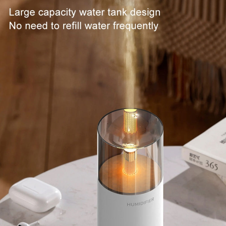 Candle Flame Aromatherapy Diffuser Automatic Scent Sprayer Mini Ambiance Candle Light Humidifier(129 White) - free shipping - PMC TechLife - Order now!