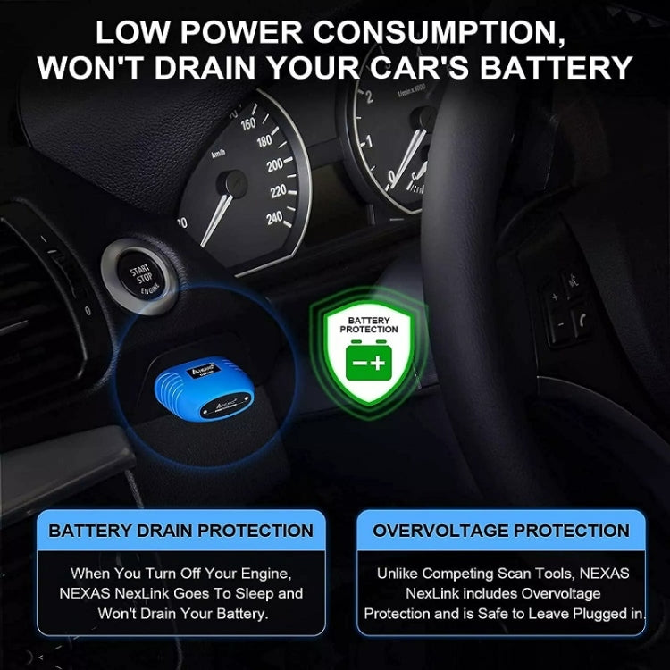 Nexas Bluetooth 5.0 OBD2 Diagnostic Scanner For IOS/Android - free shipping - PMC TechLife - Order now!