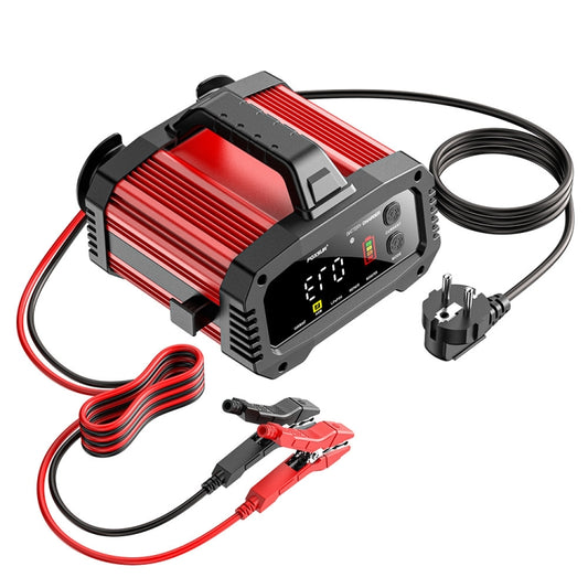FOXSUR 25A 12V/24V Portable High-Power Car Ship Motorcycle Charger(UK Plug) - Battery Charger by FOXSUR | Online Shopping South Africa | PMC Jewellery | Buy Now Pay Later Mobicred