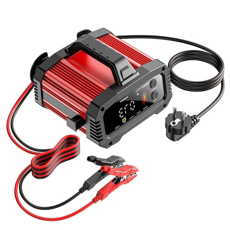 FOXSUR 25A 12V/24V Portable High-Power Car Ship Motorcycle Charger(US Plug) - Battery Charger by FOXSUR | Online Shopping South Africa | PMC Jewellery | Buy Now Pay Later Mobicred