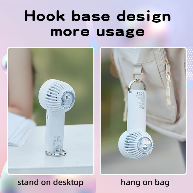 Outdoor Handheld Ice Air Conditioning Fan Astronaut Night Light Semiconductor Cooling Fan(White) - Electric Fans by PMC TechLife | Online Shopping South Africa | PMC TechLife | Buy Now Pay Later Mobicred