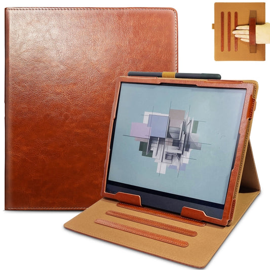 Case For 10.3" BOOX Note Air 3 C / Air 2 / Air 2 Plus Ink Tablet ePaper 360 Degree Rotating Stand Cover(Dark Brown) - Others by PMC Jewellery | Online Shopping South Africa | PMC Jewellery | Buy Now Pay Later Mobicred