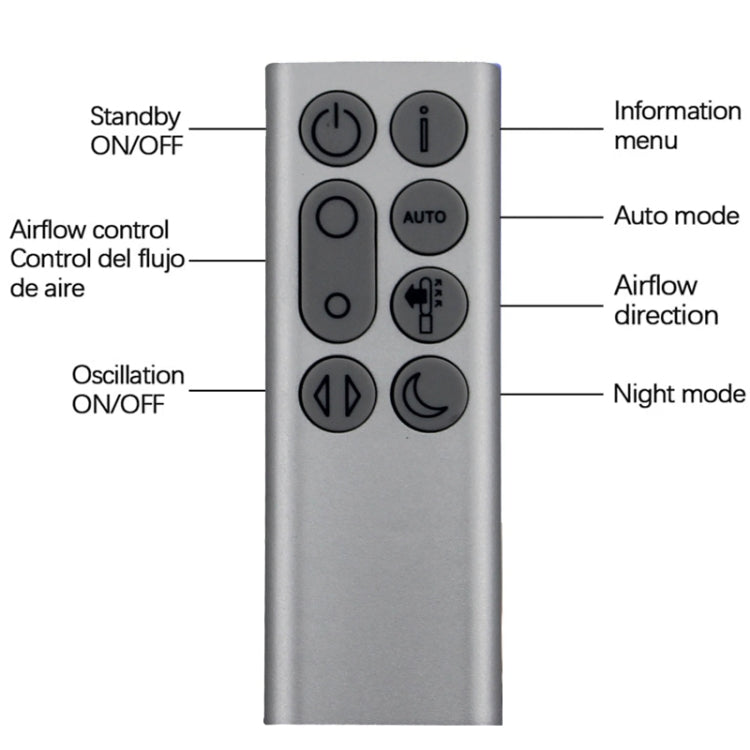 For Dyson TP04 TP06 TP09 DP04  Air Purifier Bladeless Fan Remote Control(Style 16) - free shipping - PMc TechLife - Order now!