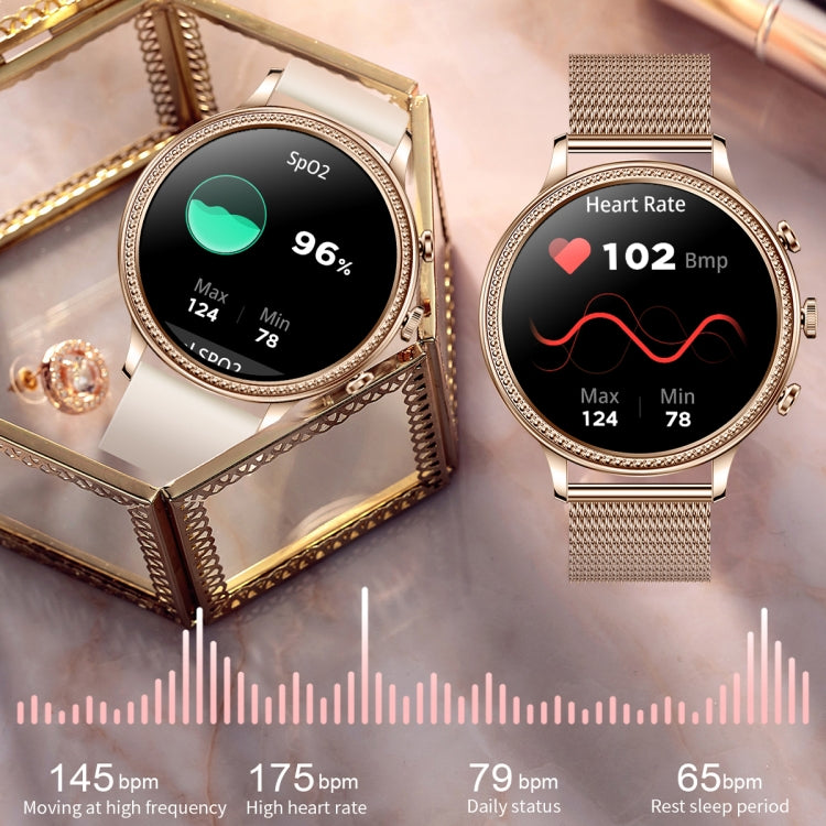 V60 1.39 Inch Health Monitoring Multifunctional Waterproof Bluetooth Call Smart Watch, Color: Gold - Smart Watches by PMC Jewellery | Online Shopping South Africa | PMC Jewellery | Buy Now Pay Later Mobicred