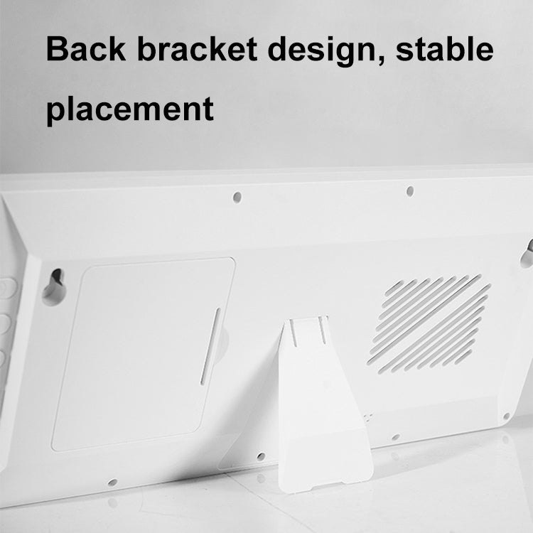 LCD Multifunctional Living Room Wall Clock Electronic Clock With Date/Temperature/Humidity Display(Black) - Wall Clock by PMc TechLife | Online Shopping South Africa | PMc TechLife | Buy Now Pay Later Mobicred