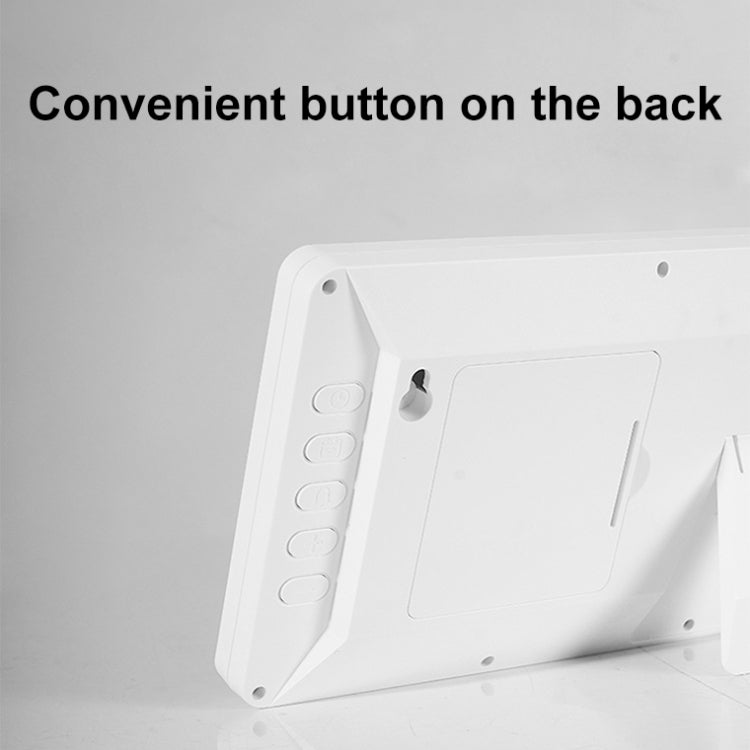 LCD Multifunctional Living Room Wall Clock Electronic Clock With Date/Temperature/Humidity Display(Black) - Wall Clock by PMc TechLife | Online Shopping South Africa | PMc TechLife | Buy Now Pay Later Mobicred