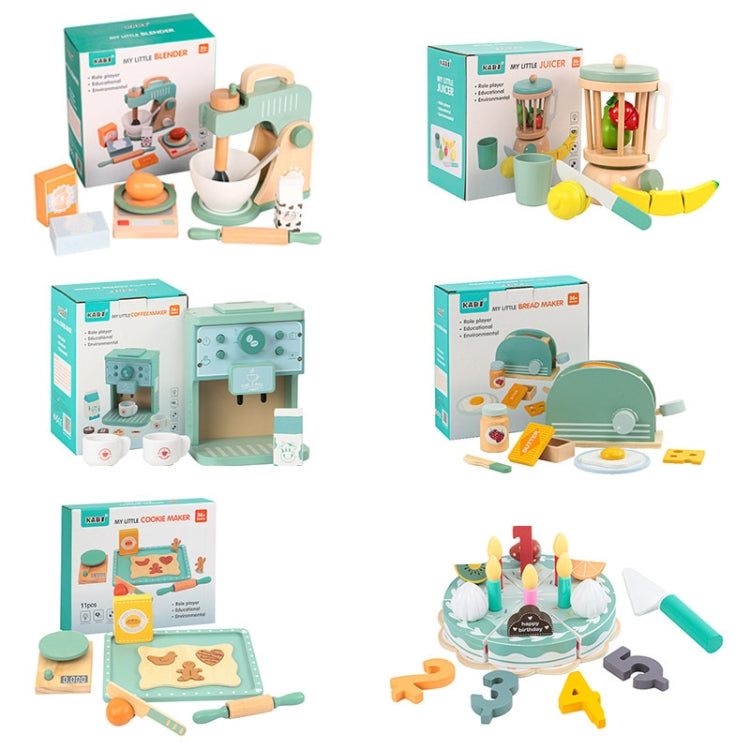 KABI Children Simulation Wooden Pretend Play Toy Kindergarten Parent-Child Interactive Toy, Style: Tea Set - Pretend Play Toys by KABI | Online Shopping South Africa | PMC Jewellery | Buy Now Pay Later Mobicred