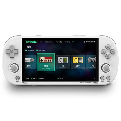 Trimui Smart Pro 4.96 Inch IPS Screen Handheld Game Console Open Source Linux System 256G(White) - Pocket Console by Trimui | Online Shopping South Africa | PMC Jewellery | Buy Now Pay Later Mobicred